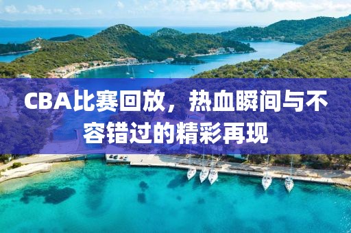 CBA比賽回放,熱血瞬間與不容錯(cuò)過的精彩再現(xiàn)