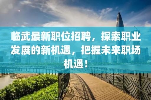 臨武最新職位招聘，探索職業(yè)發(fā)展的新機遇，把握未來職場機遇！