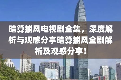 暗算捕風(fēng)電視劇全集，深度解析與觀感分享暗算捕風(fēng)全劇解析及觀感分享！