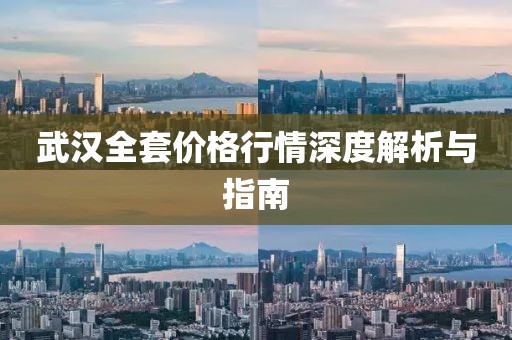 武漢全套價格行情深度解析與指南