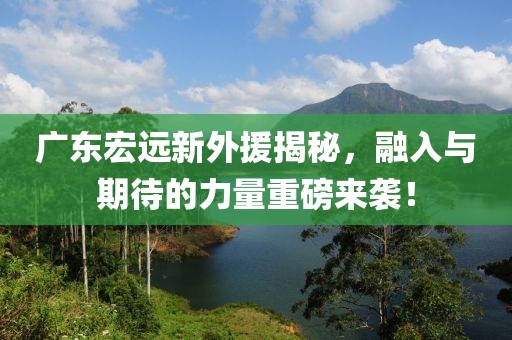 廣東宏遠(yuǎn)新外援揭秘，融入與期待的力量重磅來襲！