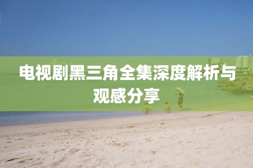 電視劇黑三角全集深度解析與觀感分享