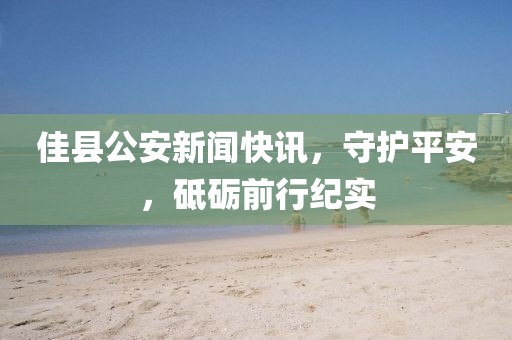 佳縣公安新聞快訊，守護平安，砥礪前行紀實