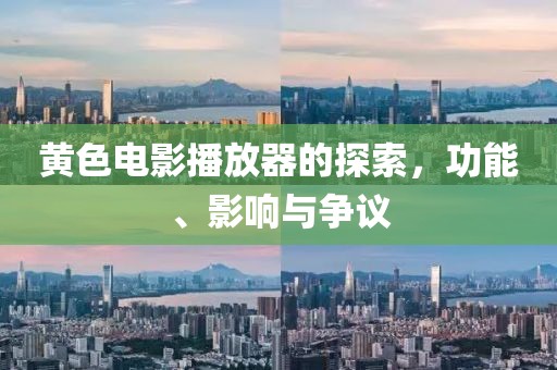 黃色電影播放器的探索，功能、影響與爭(zhēng)議