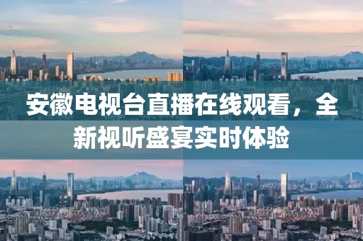 安徽電視臺直播在線觀看，全新視聽盛宴實時體驗