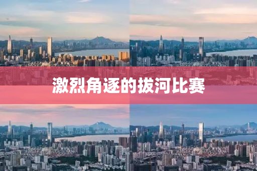 激烈角逐的拔河比賽