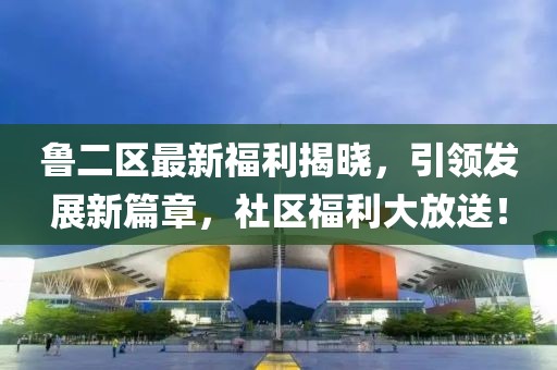 魯二區(qū)最新福利揭曉，引領(lǐng)發(fā)展新篇章，社區(qū)福利大放送！