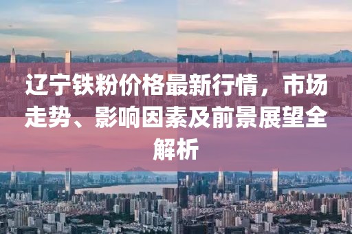 遼寧鐵粉價(jià)格最新行情，市場(chǎng)走勢(shì)、影響因素及前景展望全解析