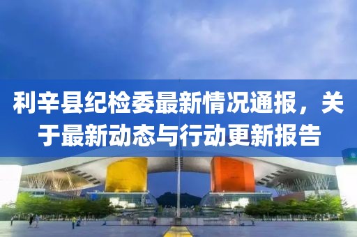 利辛縣紀(jì)檢委最新情況通報(bào)，關(guān)于最新動(dòng)態(tài)與行動(dòng)更新報(bào)告