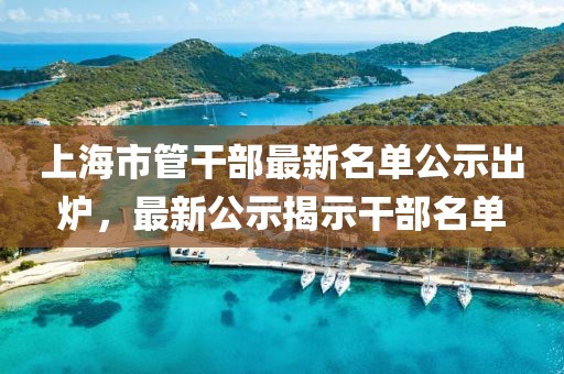 上海市管干部最新名單公示出爐，最新公示揭示干部名單