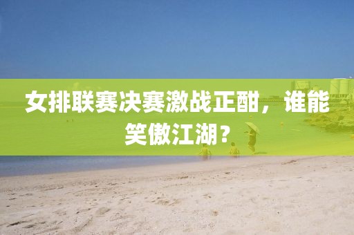 女排聯(lián)賽決賽激戰(zhàn)正酣，誰(shuí)能笑傲江湖？