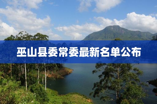 巫山縣委常委最新名單公布