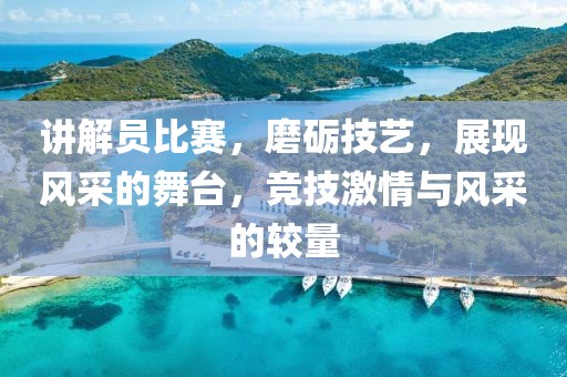 講解員比賽,磨礪技藝,展現(xiàn)風(fēng)采的舞臺,競技激情與風(fēng)采的較量