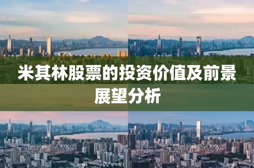 米其林股票的投資價值及前景展望分析