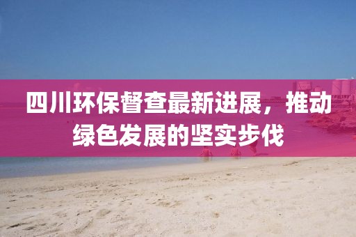 四川環(huán)保督查最新進(jìn)展，推動綠色發(fā)展的堅實步伐