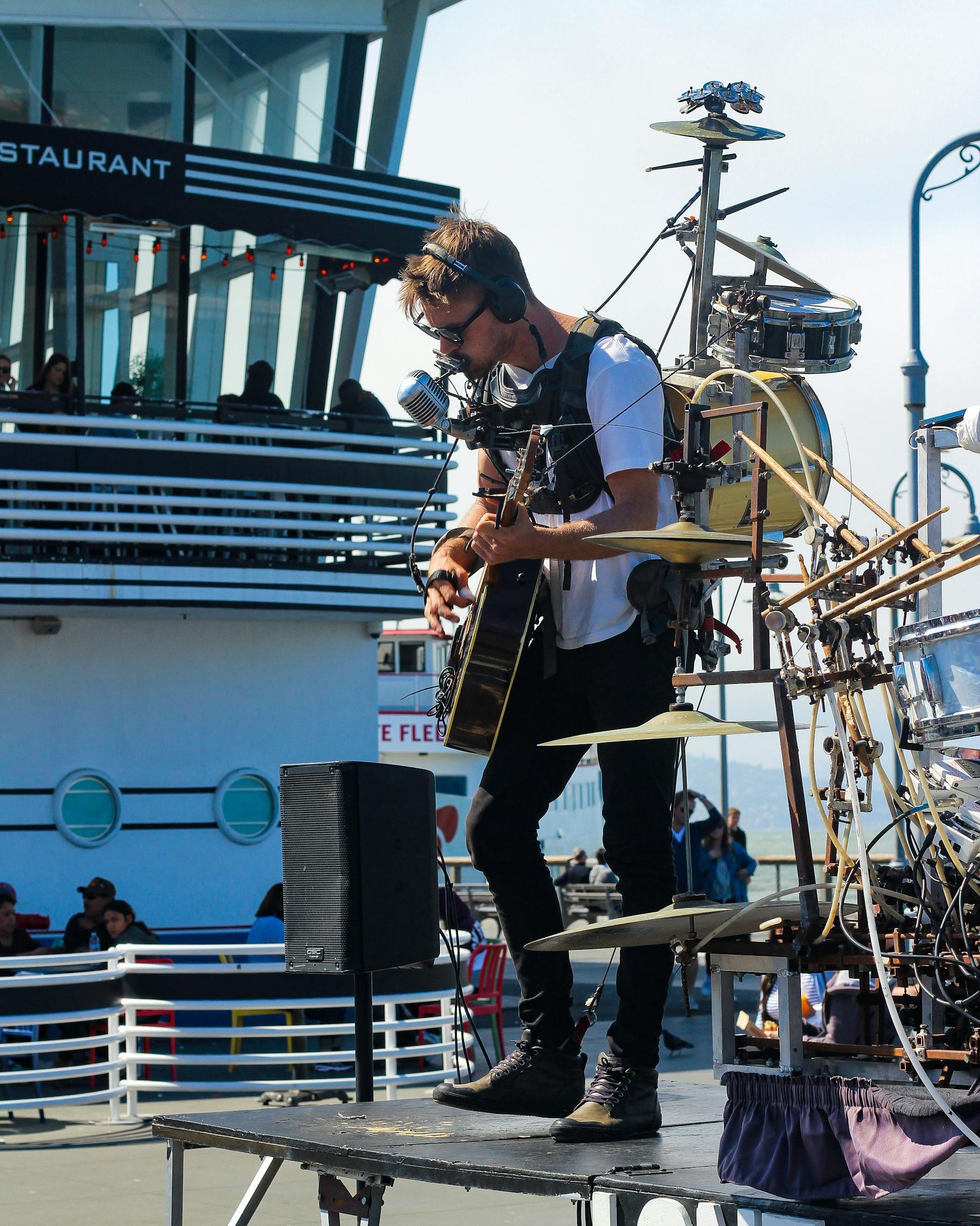街頭唱演員,城市音樂流浪者的旋律
