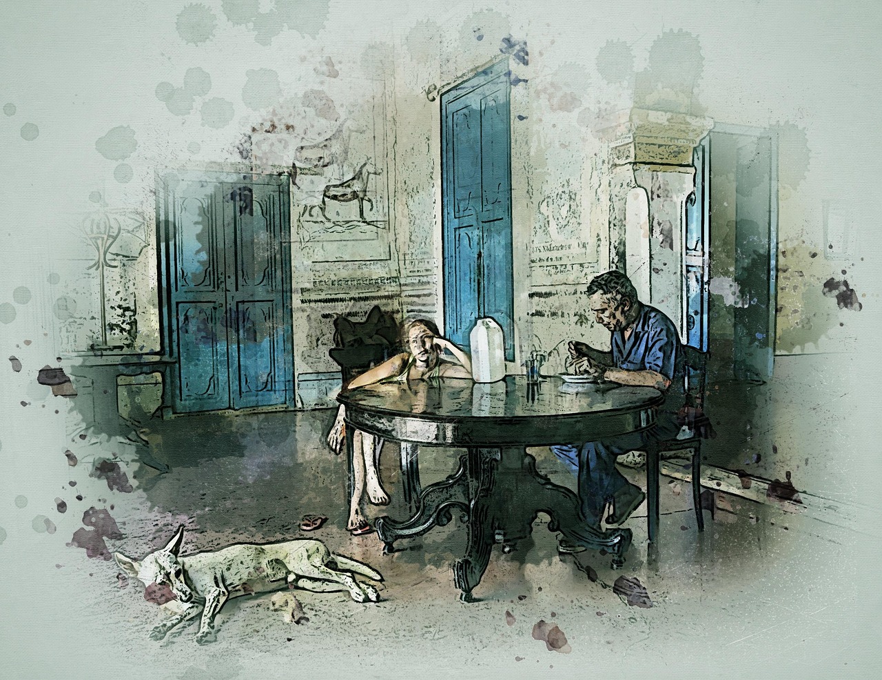 簡筆畫看電視,寓教于樂的藝術(shù)形式探索