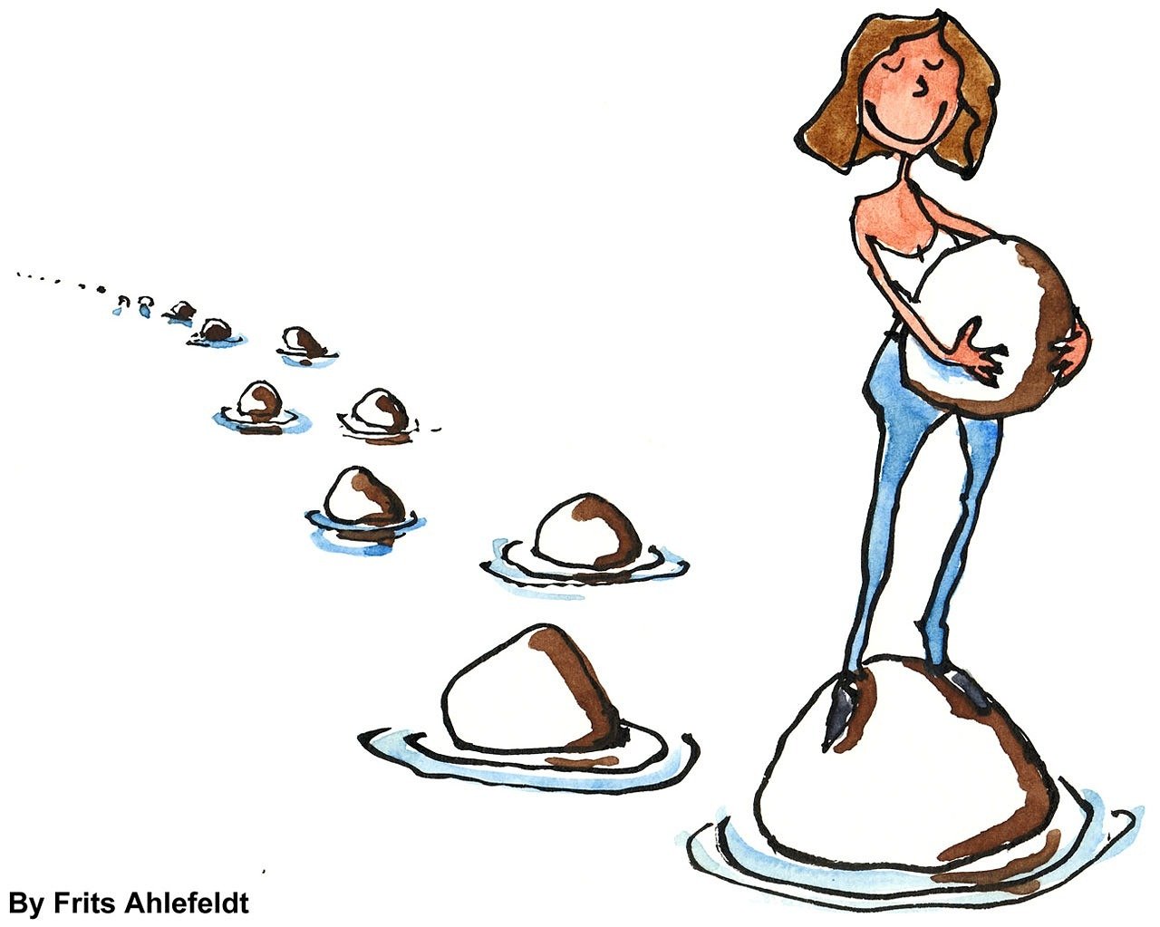 動漫女頭像背后的故事與魅力，背影中的魅力探討